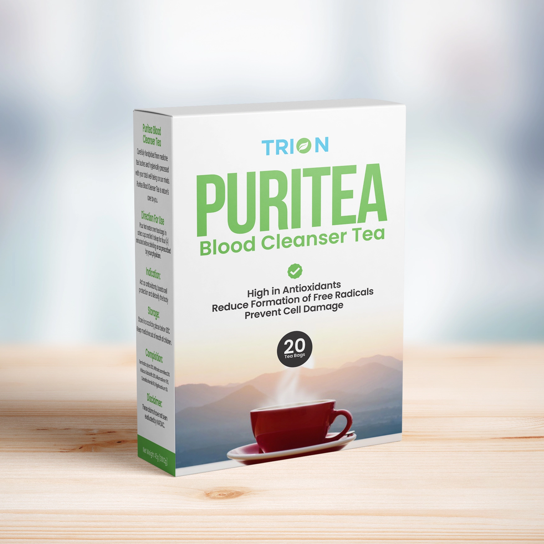 Puritea Official Box Mockup